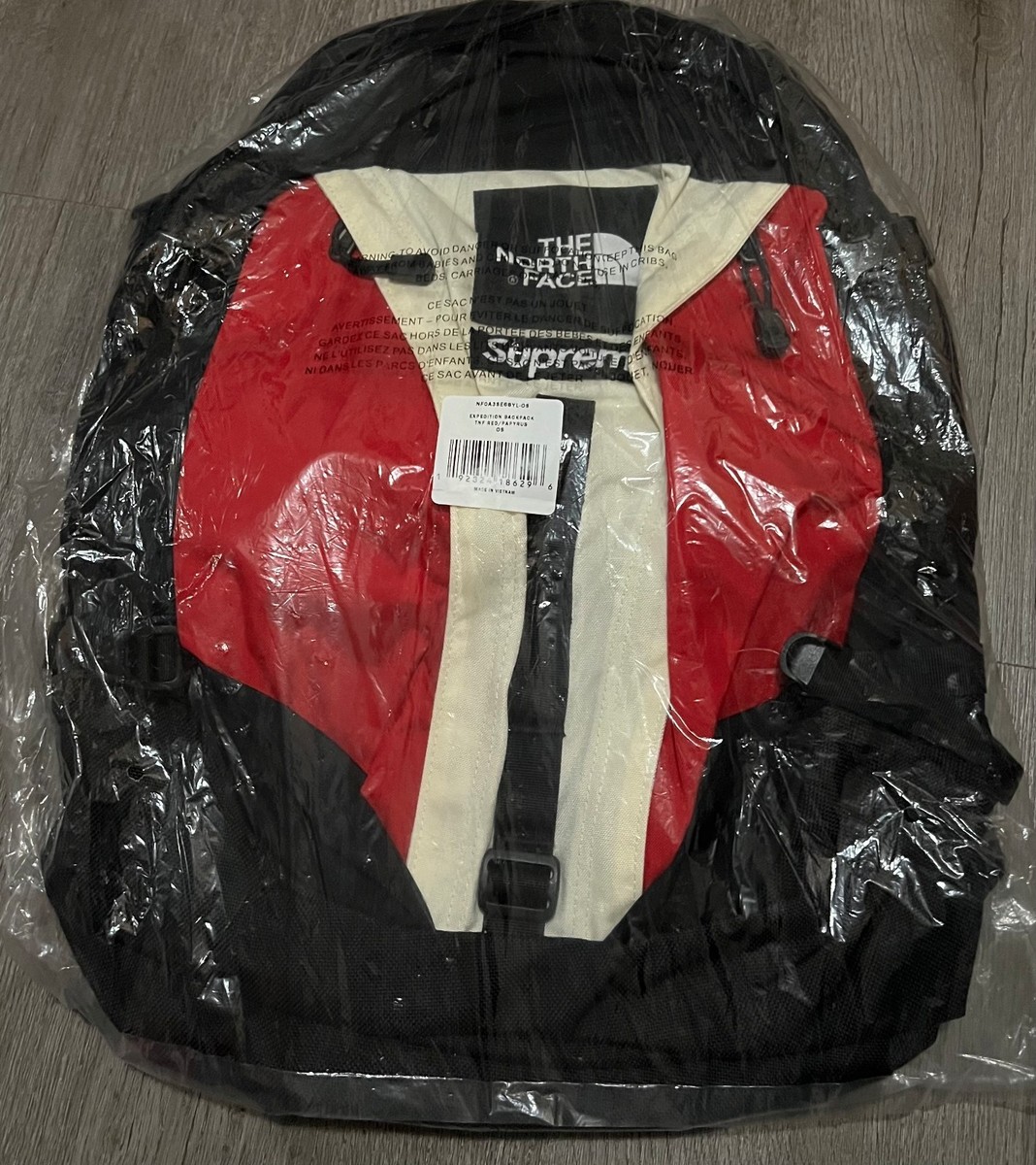 Supreme x North Face Expedition Backpack TNF White Box Logo | eBay