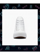 Women's Converse Chuck Taylor All Star Move Platform White Sneakers Size 7