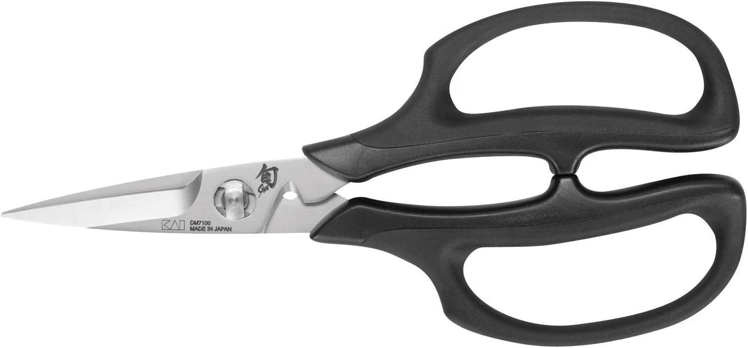 Shun Herb Shears High Carbon Stainless Steel Scissors 7.5 inches Silver DM-7100