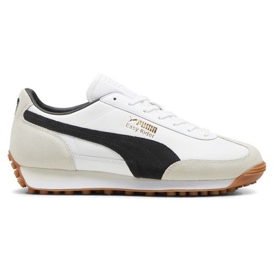 PUMA Easy Rider Mix Lace Up  Mens White Sneakers Casual Shoes 39902501