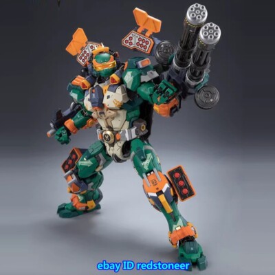 HEATBOYS Michelangelo H23cm Alloy Kokusai Mecha Action Figure