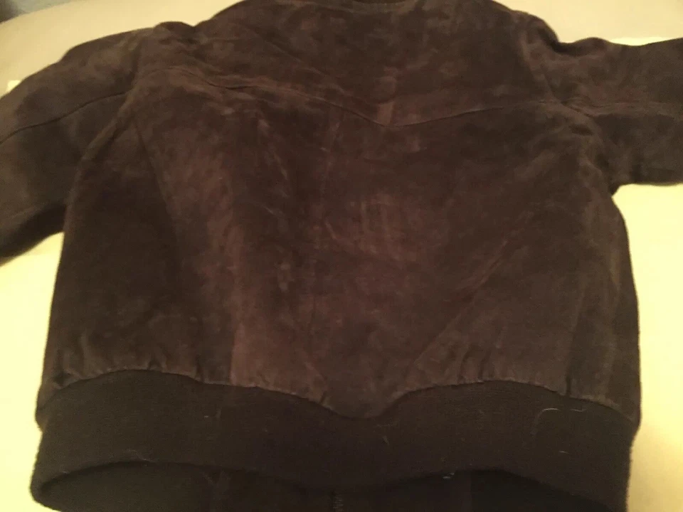 Chaqueta de cuero marrón Class Club para niños talla 4T Foto 2 de 4