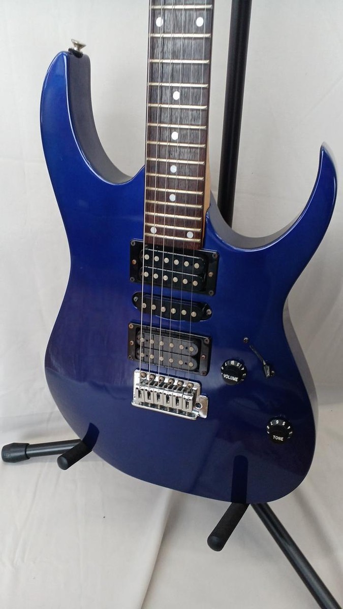 Grass Roots ESP Electric Guitar Les Paul Blue G-LP-60C Used From 