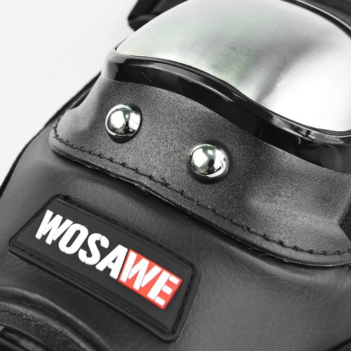 WOSAWE Adult Motorcycle Knee Elbow Pads Steel Protectors Racing Protective Gears - Picture 13 of 18