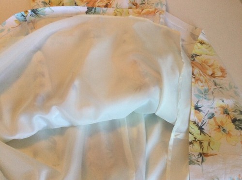 Positive Attitude Sleeveless Dress Sz 14 Floral Lined Cottage Core Southern Bell - Picture 4 of 8