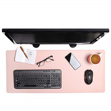 Pu Leather Desk Mat Executive Blotter And Protective Protector