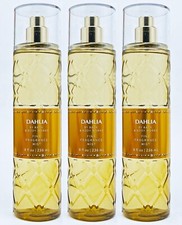 3 Bath Body Works DAHLIA Fine Fragrance Mist Body Spray 8 oz