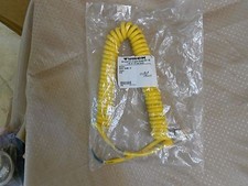NEW Turck 3 and 5-Wire minifast Spiral Cordset Standard Straight Male Connector