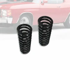 ID 2 1/2" Rate 180 LBS Tall 10" Black Steel Coil Over Shock Springs Set