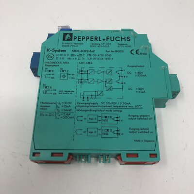 Pepperl+Fuchs K System KFD2-SOT2-Ex2 Switch Amplifier Isolation Barrier