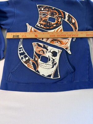 Authentic WWE 619 Rey Mysterio Hoodire Blue Size Youth Authentic WWE 619 Rey Mysterio Hoodire Blue Size Youth