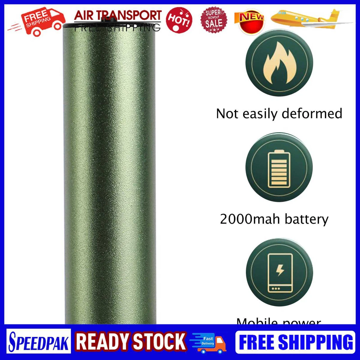 USB Hands Heater Handheld Electric Hand Heaters Rechargeable for Camping  Skiing | eBay