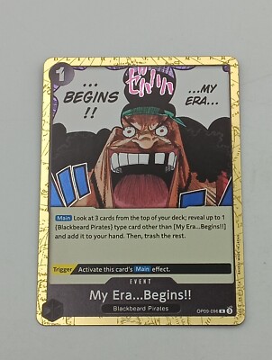 One Piece TCG Einzelkarte My Era...Begins!! Englisch NM