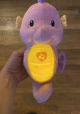 Fisher Price 2012 Ocean Wonders Soothe and Glow Seahorse Plush Musical 10  work