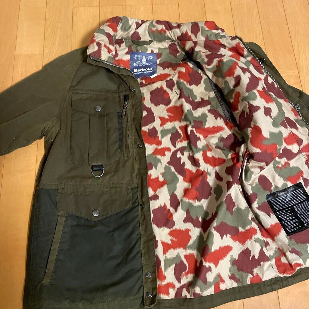 White Mountaineering Barbour collaboration outer khaki size White Mountaineering Barbour collaboration outer khaki size