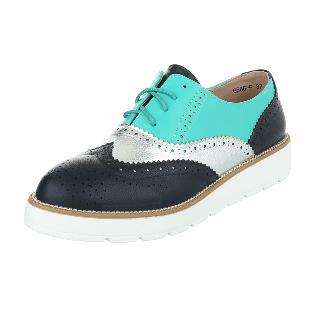 Zapato bajo zapatos SEÑORA TOP con cordones 9116 turquesa multi 36 Zapato bajo zapatos SEÑORA TOP TOP TOP con cordones 9116 turquesa multi 36 be21c1