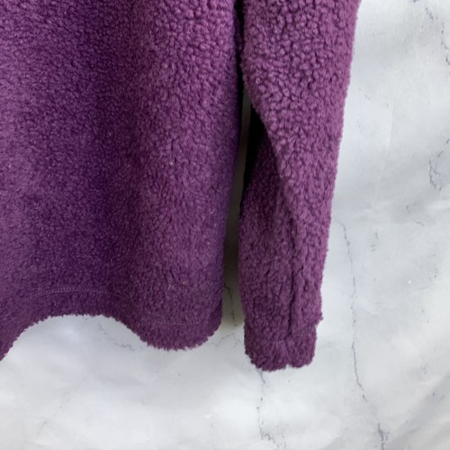 North Face Deep Fleece Jacket Sweater Women’s Sz L Ridge Soft Cozy Purple Oso - Picture 16 of 19