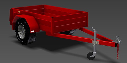 TRAILER PLANS - Box Trailer - 3 sizes incl - PRINTED HARDCOPY & DIGITAL DOWNLOAD - Picture 2 of 5