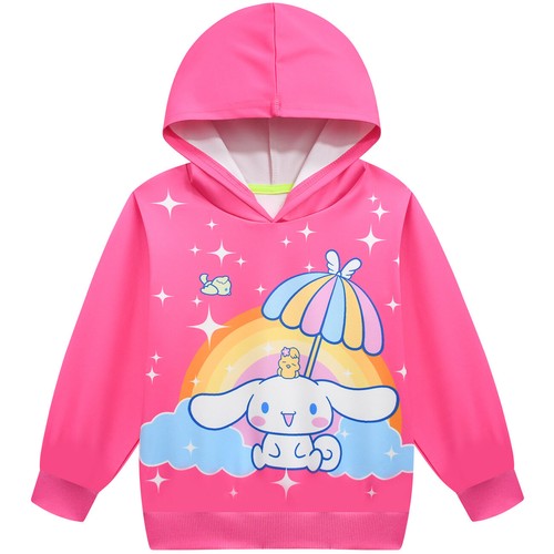Cinnamon dog 3-10-year-old girls' hoodie boys' pullover hoodie - Picture 3 of 13