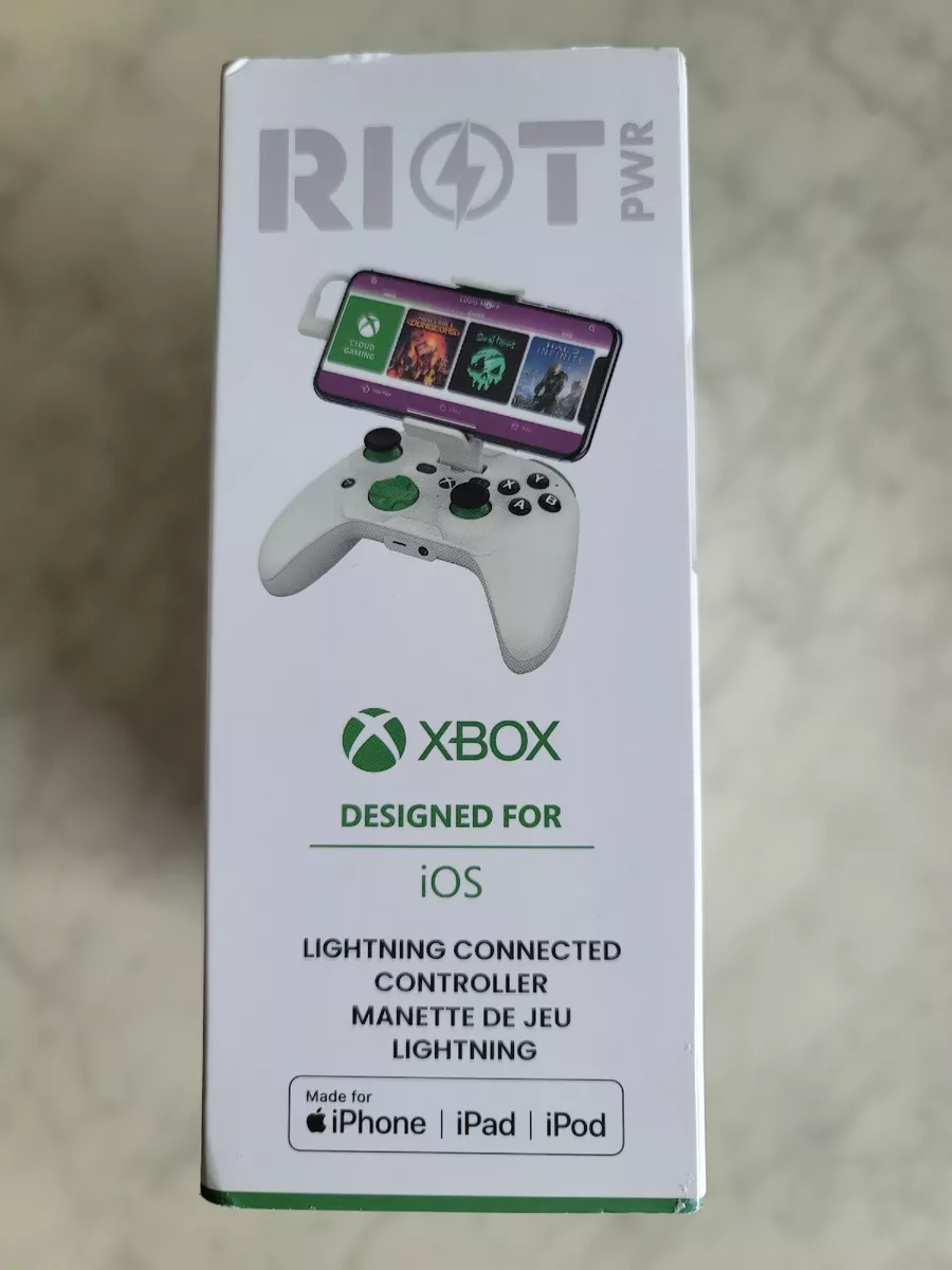 RiotPWR - Cloud Game Controller for iOS (Xbox Edition) - White