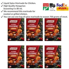 Hungarian Chicken Marinade, Liquid Spice Blend, Ready to Use, Izmester 80ml x 6