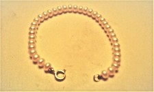 BRACCIALETTO DI PERLE CON CHIUSURA IN ORO