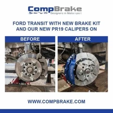 TO FIT FORD TRANSIT CUSTOM 18" FRONT BRAKE KIT - 6 POT CALIPERS