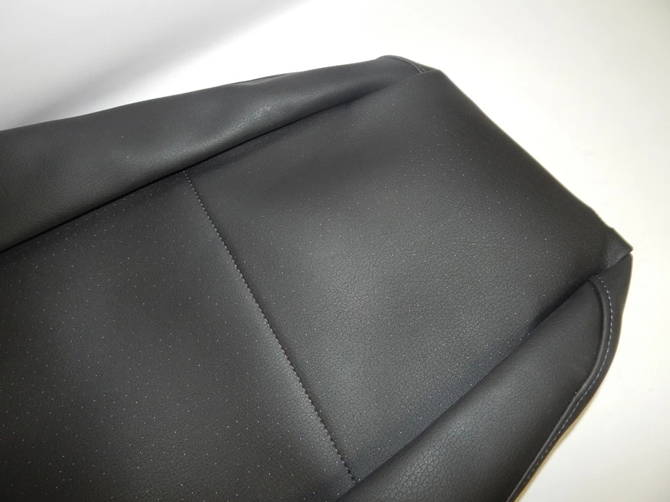 Nuevo OEM 2002 Audi A4 delantero derecho asiento pasajero respaldo cubierta cuero negro Foto 2 de 4