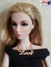 LOVE Necklace For Fashion Royalty Integrity Poppy Parker NuFace Dolls Jewelry