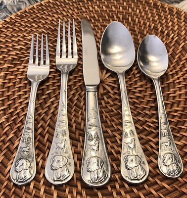CAMBRIDGE * LAB - DOG * Stainless Flatware* CHOOSE YOUR PIECES * Old Stock