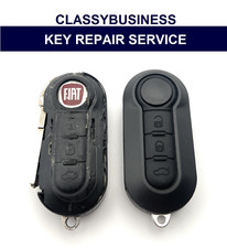 FIAT 500 PUNTO BRAVO remote key fob repair batter case cover replacement fix