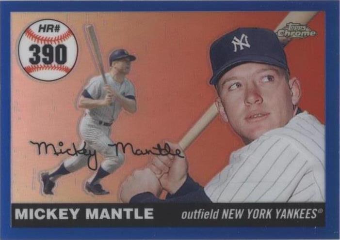 2006 Topps Chrome - Mickey Mantle #MHR390 - 1 of 1
