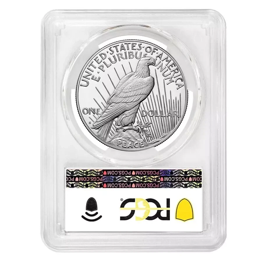 Par de dólares PCGS Foto 4 de 4