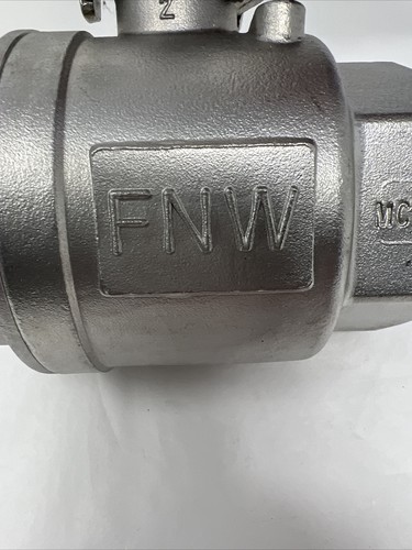 FNW 2" 100WOG STAINLESS STEEL BALL VALVE FIG.260A-CF8M 150WSP - Picture 4 of 10