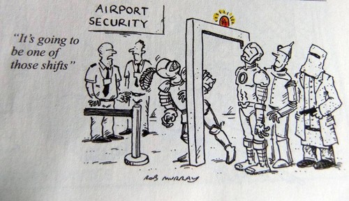 Cartoon Print. Funny - Airport Security | eBay Cartoon Print. Funny - Airport Security | eBay