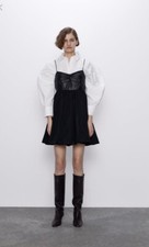 ZARA DRESS BLACK SIZE L - NWT