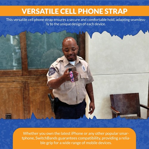 Universal Phone Grip Straps for Secure Handling | Reversible - 第 17/81 張圖片