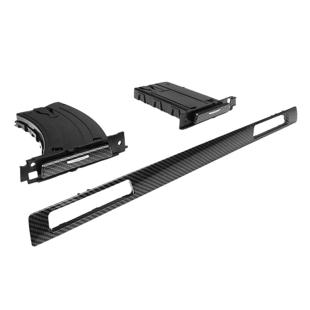 Black Left Side Driver Retractable Cup Holder For BMW E90 E91 E92 E93 - Part 51459173463