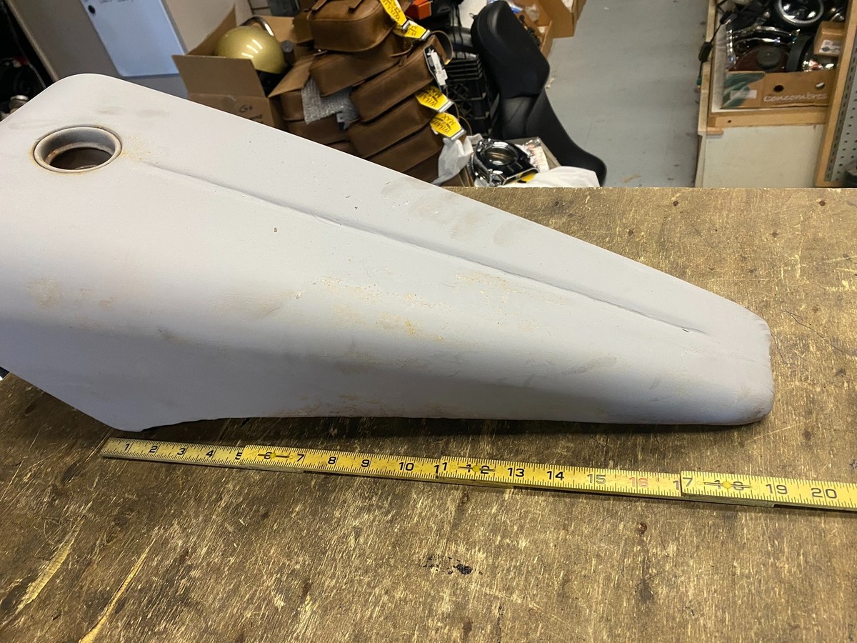 Custom Stretched Peanut Ribbed Yaffe gas tank harley Chopper
