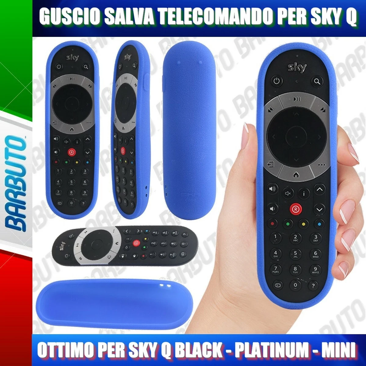 Custodia protettiva protettiva di protezione telecomandata per Sky Q e controller non touch Anti