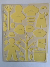 EK Success FALL Theme TRACERKINS Paper Dolls Template PKTR09 Scrapbook