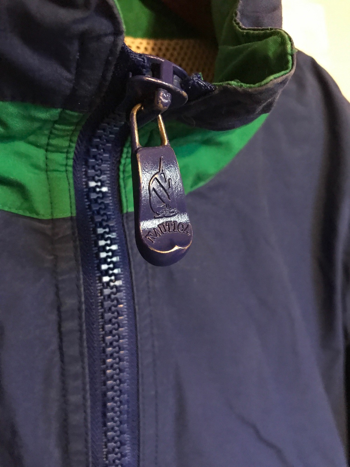 Vtg Nautica Cup Scotland Hooded Sailing Jacket Blue Size XL 90's image 3