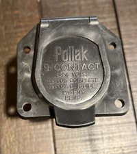 Pollak 12-905 RV Trailer Camper Trailer Wiring 9-Way Plastic Connector