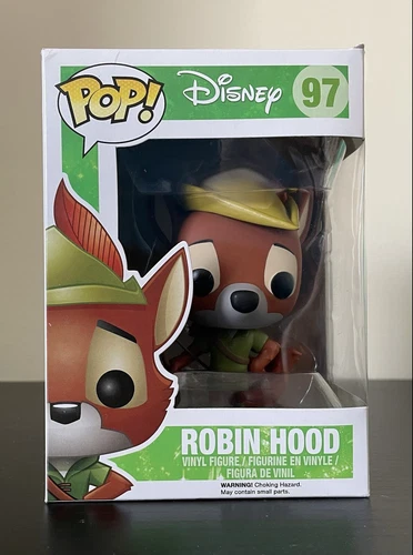 Funko Pop Disney Robin Hood #97 [Vaulted] NEW with Protector