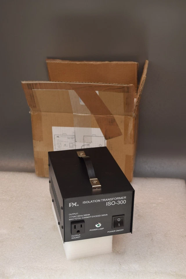 Transformador de aislamiento de CA de 300 VA/vatios con conexión a tierra de paso ¡NUEVO en caja! Foto 3 de 4