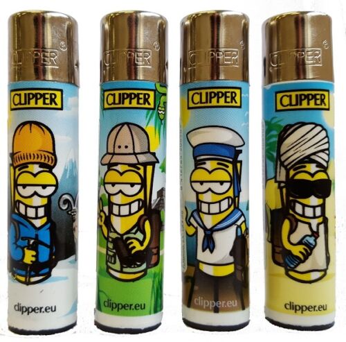 Clipper-super-lighter-gas-refillable-collectable-set-of-4-most-reliable-lighter