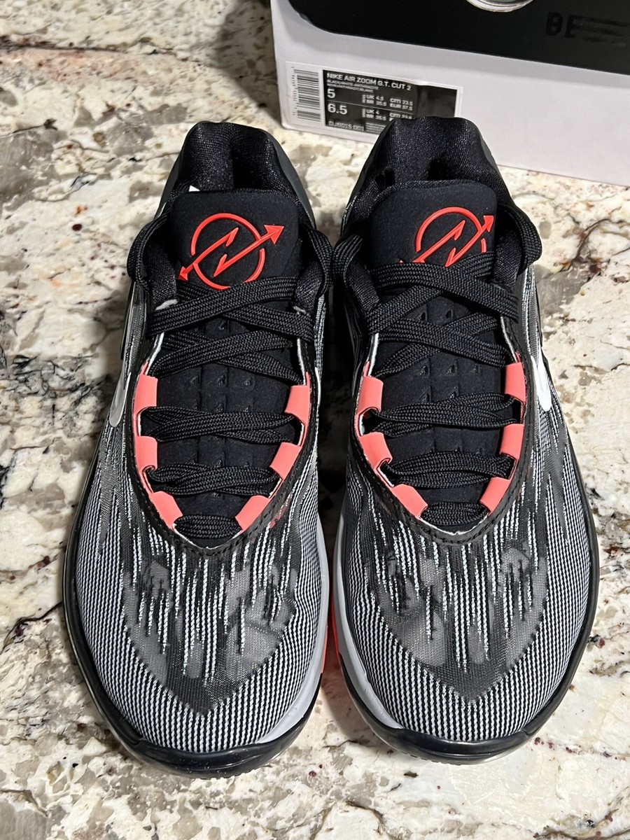 Nike Air Zoom GT Cut 2 Black Bright Crimson Size 5.5 Mens 7 