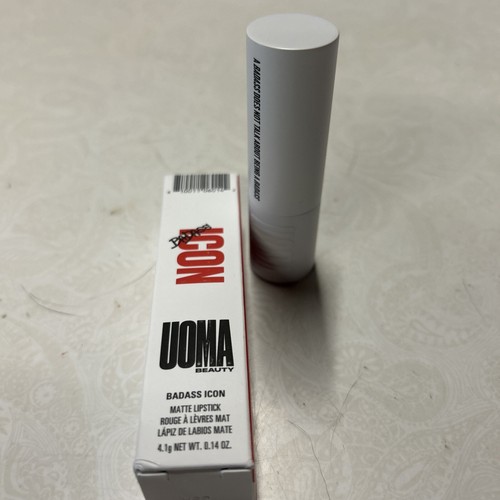Uoma Beauty Badass Icon Matte Lipstick In Tracy 0.14 oz Full Size New in Box - Picture 4 of 4