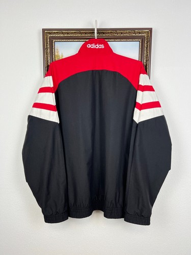 Vintage 90er Adidas VfB Stuttgart Fußball Jacke Soccer Track Top Herren Größe M - Bild 14 von 15