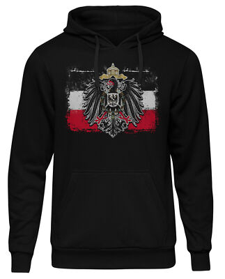 Old School Flag Kaiserreich Herren Kapuzenpullover | Deutschland Germania 